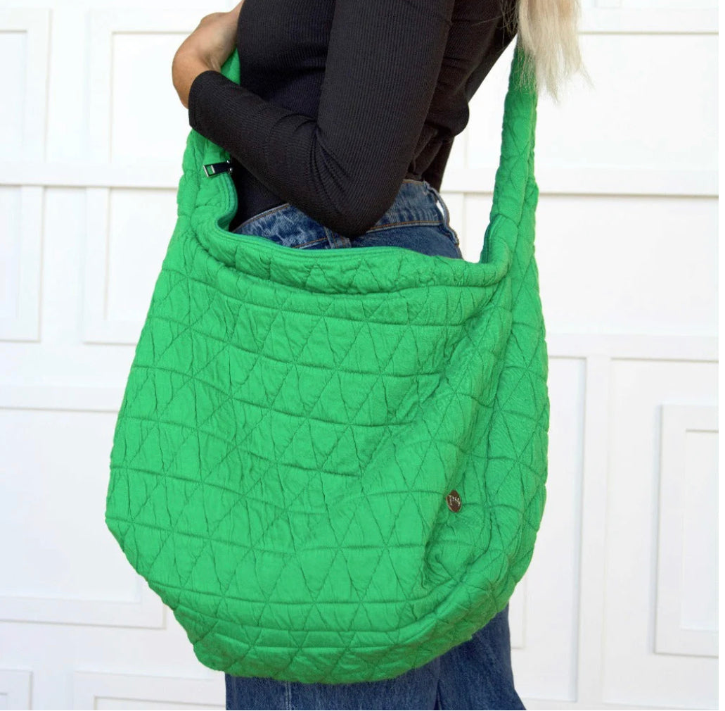 Unclose quilted hobo bag Clearance