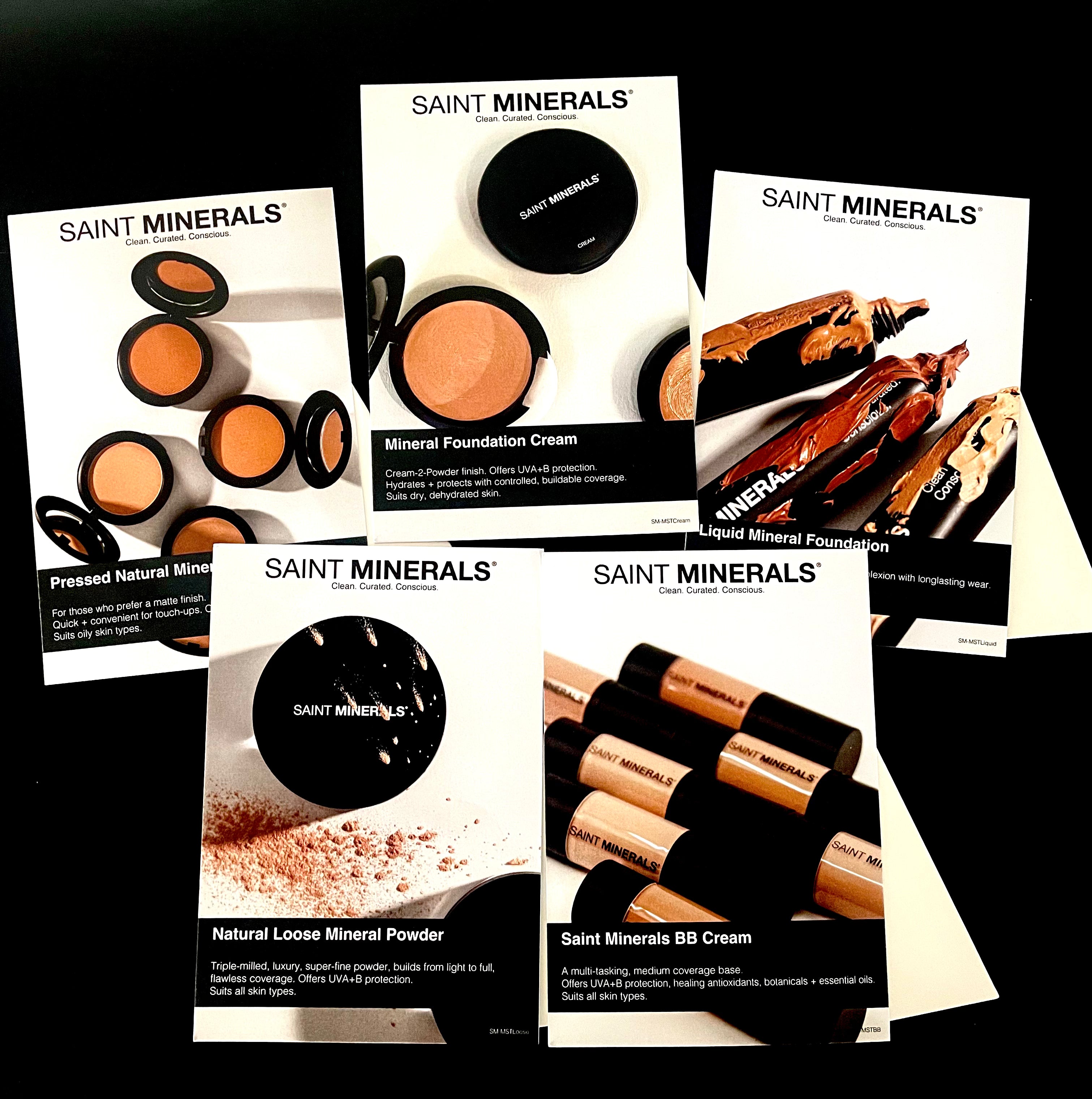 SAINT MINERALS Shelf Talkers - Panoply Beauty 
